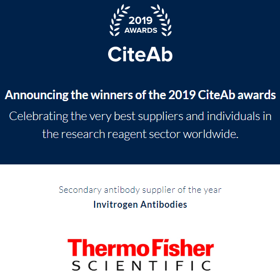 Invitrogen荣获CiteAb 平台 2019年度“最佳二抗”奖项-1.png
